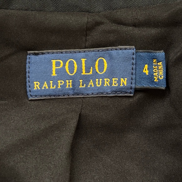 POLO Ralph Lauren Black Soutache Trim
Wool Blazer Jacket Women’s Size 4 - Picture 12 of 15